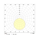 Frisch-Licht Armatuur voor vochtige ruimten AWL417050A.5283 vierkant, schakelbaar IP50, wit 
