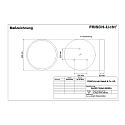 Frisch-Licht LED Ceiling and Pendant luminaire, direct, 25W, 3000K, 3000lm, IP40, opal, DALI dimmable, white