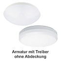 Wand- en plafondarmatuur 7465 � 36cm IP65, wit dimbaar
