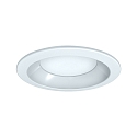 LED Recessed Downlight, round, 10W, 4000K, 1100lm, IP44, opal, white