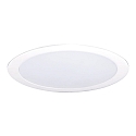 Plafondinbouwarmatuur �17 plat, rond IP44, wit dimbaar