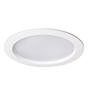 LED Recessed Downlight, 17/21/25W, 3000K, 2100lm, round, IP54, white