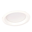 LED Recessed Downlight, 30W, 4000K, 2600lm, IP65, DALI dimmable, white