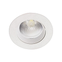 LED Recessed Downlight, 9W, 4000K, 800lm, IP20, swivelling, white
