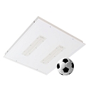 Inbouwarmatuur DALI aanstuurbaar, balbestendig IP40, wit dimbaar 78W 10400lm 4000K 90� 90�