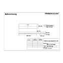 Frisch-Licht LED Recessed grid luminaire, asymmetrical, 20W, 4000K, 2500lm, IP20, white