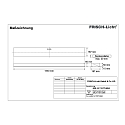 Frisch-Licht Rasterarmatuur ERL141151T.5084 asymmetrische straling, schakelbaar IP20, wit 