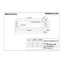 Frisch-Licht Paneelarmatuur HFL233240HS.13084 schakelbaar IP40, wit 