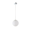 Pendelarmatuur �40 schakelbaar IP40, chroom, wit dimbaar