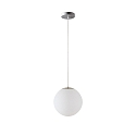 Pendelarmatuur �40 schakelbaar IP40, rvs geborsteld, wit dimbaar