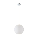Pendelarmatuur �50 schakelbaar IP40, chroom, wit dimbaar