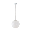 Pendelarmatuur �50 schakelbaar IP40, chroom, wit dimbaar