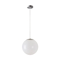 Pendelarmatuur �50 schakelbaar IP40, rvs geborsteld, wit dimbaar