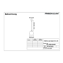Frisch-Licht Pendelarmatuur KPL6300G.2884ED schakelbaar IP40, rvs geborsteld 