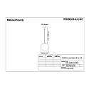 Frisch-Licht Pendelarmatuur KPL6400G.3483ED schakelbaar IP40, rvs geborsteld 