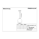 Frisch-Licht Pendelarmatuur KPL6500G.5283C schakelbaar IP40, chroom 