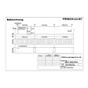 Frisch-Licht LED Light strip Pendant grid luminaire direct / indirect, 67W, 4000K, 8700lm, IP20, UGR < 19, white