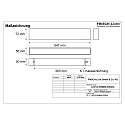 Frisch-Licht Lichtbalk MICROPAL�, UGR<19 / 847MM / 830 opbouwversie, DALI aanstuurbaar, direct IP40, wit dimbaar
