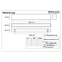 Frisch-Licht Lichtbalk MICROPAL�, UGR<19 / 1687MM / 840 opbouwversie, DALI aanstuurbaar, direct IP40, wit 