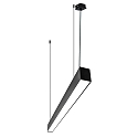 light bar MICROPAL�, UGR<19 / 1687MM / 840 DALI controllable, direct, with suspension kit IP40, black dimmable
