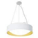 Pendelarmatuur PREMIUM ARCHITEKTUR � 30,8cm IP20, goud, wit dimbaar
