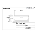 Frisch-Licht Pendelarmatuur PLN141860A.6184 direct / indirect, schakelbaar IP20, wit 