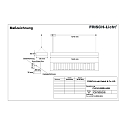 Frisch-Licht LED Pendant grid luminaire direct / indirect, 49W, 4000K, 6400lm, IP20, UGR < 19, white