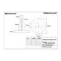 Frisch-Licht LED Pendant luminaire round direct / indirect, 30W, 3000K, 3000lm, IP40, DALI dimmable, white