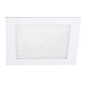 recessed downlight FLAT / 22.5X22.5CM square, CCT Switch, UGR < 19, excl. LED driver IP54, white dimmable