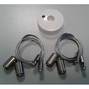 Wire suspension for LED Surfaced /Pendant grid luminaire ARLExx 4100H.xx8xx, UGR < 19