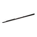 3-phase luminaire 149,7cm multipower, deep radiating IP20, powder coated, black 