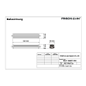 Frisch-Licht Armatuur voor vochtige ruimten WNL119466PC.1384 klein, 3-polig, slagvast IP66, grijs 