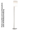 Staande lamp 953 2-voudig, dimbaar IP20, mat, messing, wit mat dimbaar