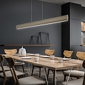 Pendant luminaire RUNA-92, effect bronze