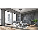 Knapstein pendant luminaire LISA-60 up / down, tunable white, controllable with gestures IP20, black dimmable