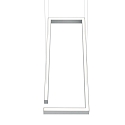 Pendelarmatuur MARISA-60 up down, Tunable White, bedienbaar met gebaren IP20, nikkel mat