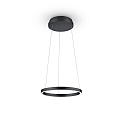 pendant luminaire LISA-40 up / down, tunable white, controllable with gestures IP20, black dimmable