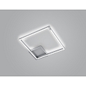 ceiling luminaire YOKO-Q500 square IP20, nickel matt dimmable