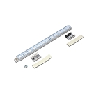Lichtstrip IP20, aluminium, transparant dimbaar 4W 305lm 5000K extrem breitstrahlend >80� extrem breitstrahlend >80� CRI 9