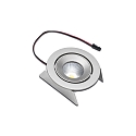 Inbouwarmatuur SR 68-LED draaibaar, UGR < 19 IP44, chroom, transparant dimbaar 4,8W 485lm 4000K CRI 90-100