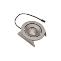 Inbouwarmatuur SR 68-LED draaibaar, UGR < 19 IP44, rvs, transparant dimbaar 4,8W 485lm 2700K CRI 90-100