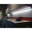 LED under-cabinet luminaire LED ModuLite F, IP20, 230V HVLCS, CRi>90, 30cm, with switch, 5W 3000K 475lm 120�, anodised alu