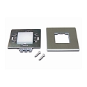 Inbouwarmatuur WALL IF zijdelingse straling, met diffuser IP20, rvs  1,8W 90lm 3000K 120� 120� CRI 80