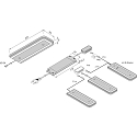 Hera Onderbouwarmatuur IP20, aluminium, mat