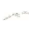 Hera recessed luminaire ECO SR 68 swivelling, set of 1 IP20, chrome matt dimmable 6,5W 750lm 4000K 24� 24� CRI 80