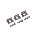 Cliphouder set van 3, zilver