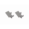 end cap FOR 9MM MILLED-IN PROFILE + 4MM STRIPS mechanical, stainless steel