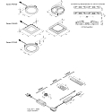 Hera Dynamic recessed LED panel luminaire FQ 68-LED, angular, 4W 2700K 270lm 110�, matt chrome