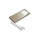 Onderbouwarmatuur LED SLIM-PAD F met stekker IP20, rvs, opaal dimbaar 5W 285lm 3000K 110� 110� CRI 80-89