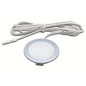 HV LED panel luminaire FR 68-LED, recessed/surface mount, IP20, 230V HVLCS, 3W 4000K 200lm 110�, matt chrome